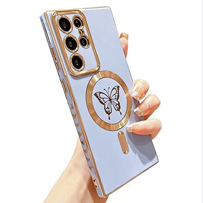 SUYACS Samsung Galaxy S22 Ultra Case Magnetic, Compatible with MagSafe, S22  Ultra Case Cute for Women Shockproof Full Camera Lens Protection Soft Galaxy  S22 Ultra Butterfly Cases 6.8” (Blue) - Yahoo Shopping