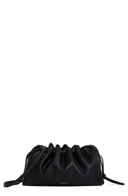 Mansur Gavriel Mini Bucket Bag In Black Croc Embossed Leather