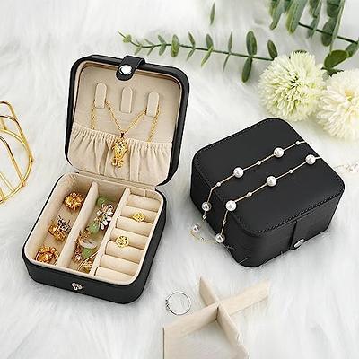 Flayet Travel Jewelry Case with Mirror