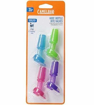 CamelBak Eddy+ Kids 4-Pack, Bite Valve & Straws, Multi Color