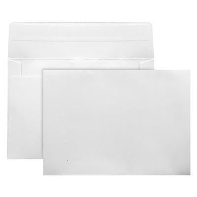 100Pack 5x7 Envelopes, White A7 Envelopes Self Seal for Weddings, Invitations, Photos, Postcards, Greeting Cards Mailing,Baby Shower, Graduation