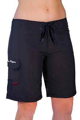 Maui Rippers Women's 4-Way Stretch 9” Swim Shorts Boardshorts (12, Black) -  Yahoo Shopping