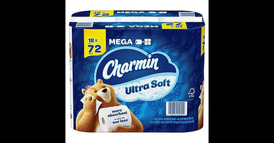 Charmin Ultra Soft Toilet Paper Mega Roll, 244 Sheets per Roll, 18 Count | Homeoffice