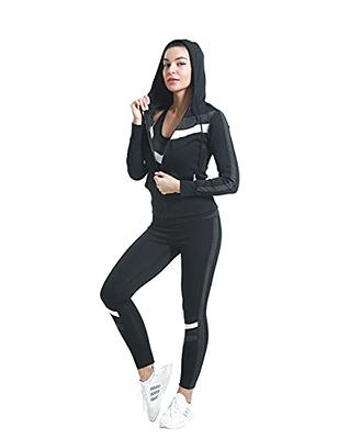 TurvdArorde Jacket Vest and Leggings Sets Women Yoga Workout Clothes Sets  Jogging Tracksuit Stretch Outfit Set 3 Pieces Set for Women (Black, l) -  Yahoo Shopping