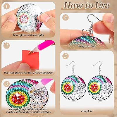 Kigeli 8 Pairs Diamond Painting Earring Jewelry Making Kit Bohemian DIY Earring  Kit Jewelry Making Supplies for Adult Diamond Art Tool and Accessories  Holiday Pendant Charms for Kid Women Craft - Yahoo Shopping