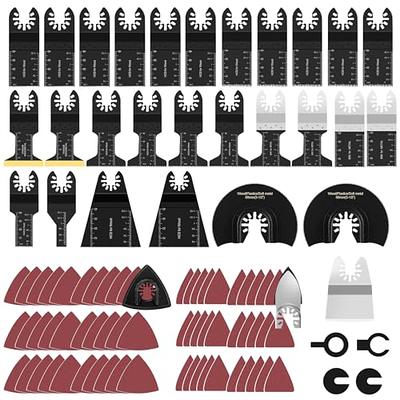 HEMUNC 50 Oscillating Multitool Blades For Wood Cutting Shaping