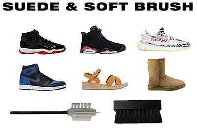 FACTORY LACED Shoe Cleaner Kit  Shoe Cleaner Sneakers Kit Includes: All  Natural 8 Oz. Shoe Cleaner, Brush & Microfiber Towel - Sneaker Cleaner Kit  for: Canvas, Mesh, Suede, Leather, and MORE!