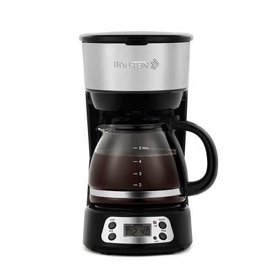 12-Cup Programmable Coffee Maker (Black & Stainless)