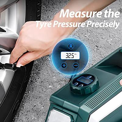 Gobege 12V Air Compressor, 6.35CFM 180LMP Heavy Duty Tires Inflator,  Portable Air Compressor for Truck Tires Max 150PSI, Stronger Cylinder  Offroad Air