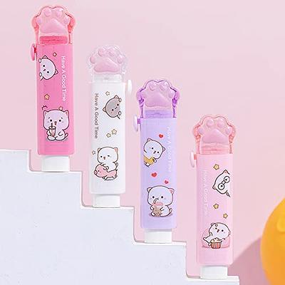 24 Pcs Cute Rubber Erasers Colored Kawaii Erasers Pencil Eraser for Kids  Drawing Writing Aesthetic Jelly Erasers Office School Supplies Students Artist  Erasers