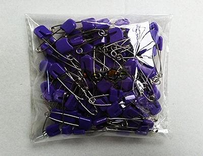 AEXGE Plastic Head Baby Safety Pin Diaper Pins 1.5inch Cloth Nappy Safety  Pins,Pack of 100 (Purple) - Yahoo Shopping