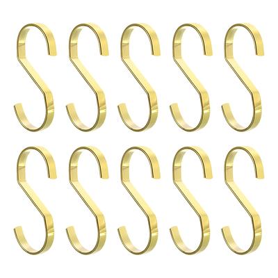 10Pcs 4.1Inch Flat S Hooks Hanging Hook for Home Kitchen Storage, 10mm -  Yahoo Shopping