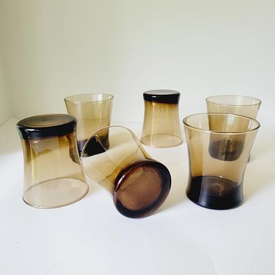 Hourglass Glass Cup with Straw