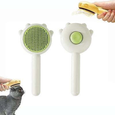 Cat Comb Brush Pet Hair Removes Comb For Cat Dog Pet Grooming Hair Cleaner  Cleaning Pet Dog Cat Supplies Self Cleaning Cat Brush