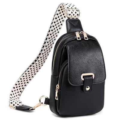 Flipkart.com | ketmart Small Crossbody Purse for Women Fashion Two zipper  pocket Slingbag(Black) Waterproof Sling Bag - Sling Bag