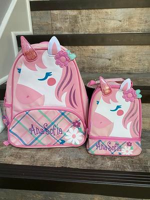 GIRLS Lunch Box Set/personalized Mermaid Lunch Box/4 Pc Kids Backpack/back  to School/personalized Lunch Box/monogrammed Backpack/mermaid 