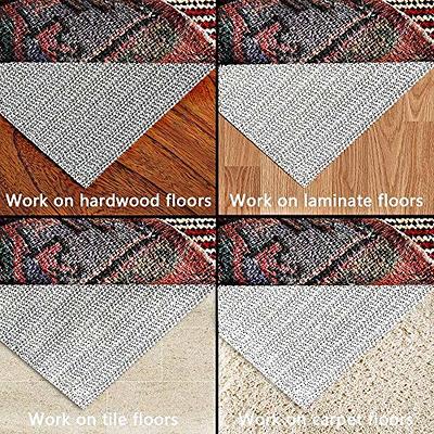 5x7 ft Rug Pad Gripper Anti Skid Carpet for Hard Surface Wooden Laminate  Floors