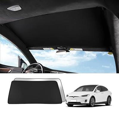 LUCKEASY Front Shading Net for Tesla Model X 2019-2023 Glass Roof Sunshade  Car Skylight Blind Shading Net Pair with Blackout Cloth Suit (MX-GA33LAIS)  - Yahoo Shopping