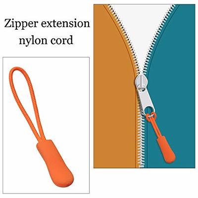 Upgraded Zipper Pulls Durable Zipper Pulls Premium Zipper Pull Replacement Zipper Extension Zip Fixer for Backpacks, Jackets, Luggage, Purses, Handbag