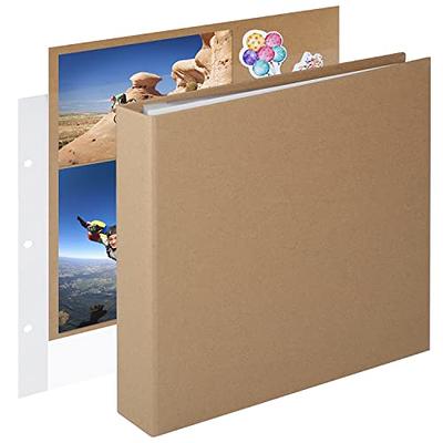 Photo Album Pages for 3 Ring Binder (50 Count) - Photo Pages for 3