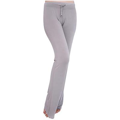 Womens Yoga Sweatpants Bootcut Loose Comfy Lounge Wide Leg Pants
