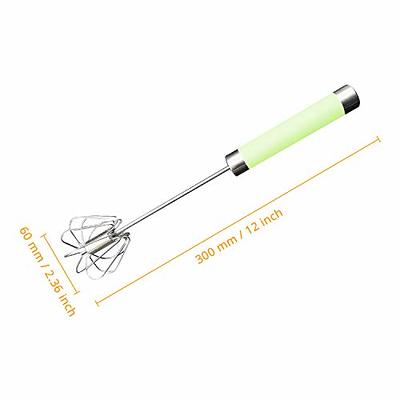 Milk Frother, High Power Handheld Whisk, Stainless Steel Electric Matcha  Whisk, Handheld Mixer For Coffee, Green, Protein Etc, Battery Powered, Easy  To Clean, Includes Whisk
