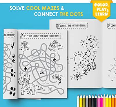 Christmas Activity Book for Kids ages 4-8: A fun Workbook for Christmas  Holiday - Drawing, Coloring, Tracing Mazes, Dot to Dot Puzzles, Word  Search, I (Paperback)