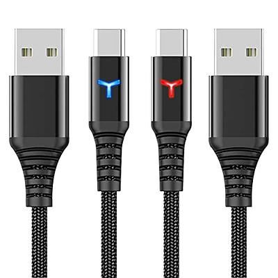 Micro USB Cable 15FT, Lonian Android Charger Cable Data Sync and Fast  Charging Nylon Braided Cord Compatible with TV Stick, PS4, Chromecast,  Power Bank, Android Phone, Black 