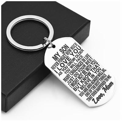 Mom To Son - Be The Great Man - Inspirational Keychain – WAVAO