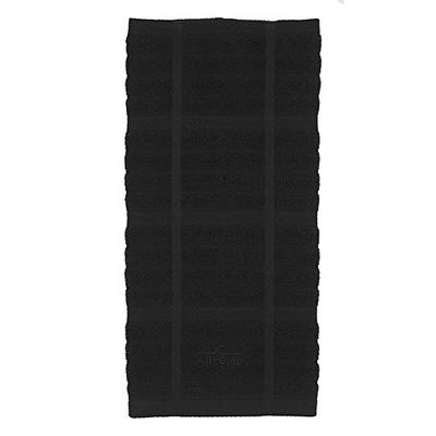All-Clad Textiles Kitchen Towel, Solid-2 Pack, Black