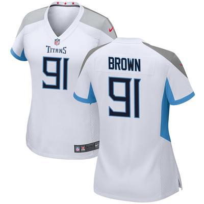 Men's Tennessee Titans Denico Autry Nike Navy Game Jersey