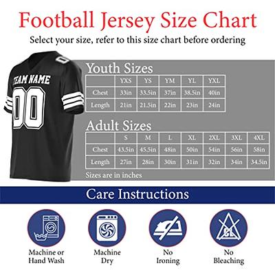 Mens Replica -Style Football Jersey in Navy (Blank Parent Jersey