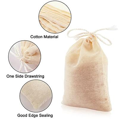 Reusable Cotton Food Filter Mesh Bag Nut Milk Bean Muslin Soup Filter  Supplies