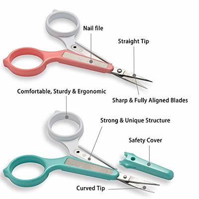 Cuticle Scissors Professional Stainless Steel Curved Pointed Beauty Scissors  for Nose Hair Trimming Eyebrows Finger & Nail Care - AliExpress