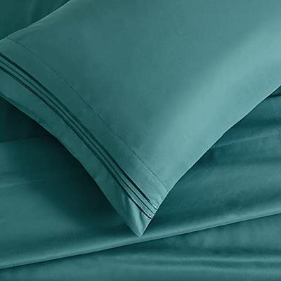 SiinvdaBZX Extra Deep Pocket Queen Sheets for Air Mattress - 4 Piece Teal  Deep Pocket Sheets Queen Size - Fits Mattress 18-24 Inches Deep - Soft 1800