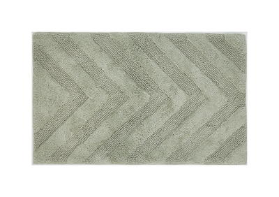 Set of 2 Edge Collection Sand 100% Cotton Rectangle Bath Rug - Better Trends