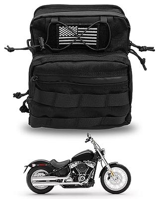 TIKSCIENCE Motorcycle T-Bar Handlebar Saddle Bag Universal Club Style Fit  For Harley Dyna Sportster Street Bob Fxbb Softail Waterproof Tool Storage  Pouch Luggage Bag - Yahoo Shopping