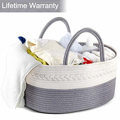 SNHOHIAK 2 Pack Baby Diaper Caddy Organizer，Portable Nursery Essentials  Storage Basket for Car,diaper caddy organizer with handle,baby organizer  for nursery - Yahoo Shopping