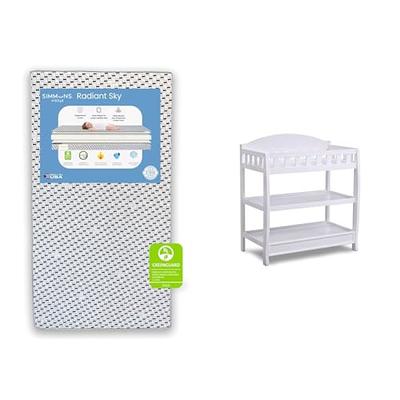 Delta Children Infant Changing Table with Pad, Dark Chocolate