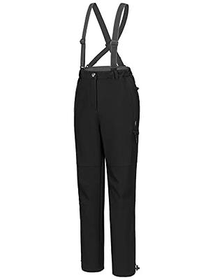 Women's Snow Pants Waterproof Insulated,Ski Pants with Detachable  Suspenders for Skiing,Snowboarding,Snowmobiling