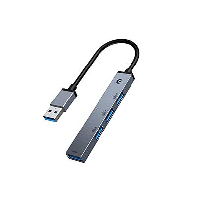 USB C Hub MEANHIGH USB 3.0 Hub for Laptop 4 Port USB Expander Multiport USB  Splitter Type C Hub Dongle for MacBook Pro, Mac Mini iMac, Dell, HP