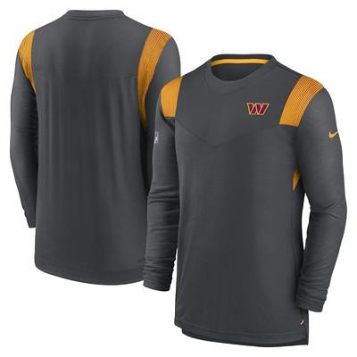 Nike Men's Dri-Fit Sideline Velocity (NFL Washington Commanders) T-Shirt in Grey, Size: Medium | 00O506G9E-0BO