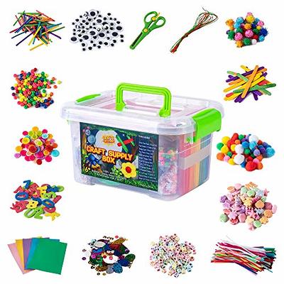 Skoolzy Preschool Lacing Beads for Kids - 30 Stringing Beads with 2 Strings Toddler Crafts with Travel Tote - Montessori Toys