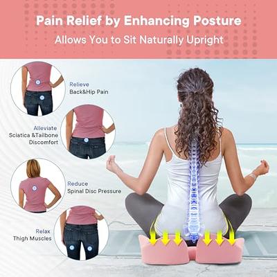 Car Pressure Relief Seat Cushion for Sciatica Pain Relief Anti