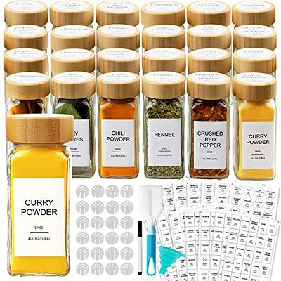 36 Pcs 4oz Spice Jars Condiment Pot Glass Bottles With Marker Funnela - Buy  36 Pcs 4oz Spice Jars Condiment Pot Glass Bottles With Marker Funnela  Product on