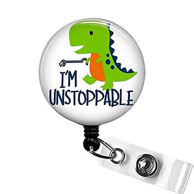 I'm Unstoppable OT Badge Reel, PICU Nurse Badge ID Holder, Dinosaur T-Rex  OTR Badge Reel, Funny Occupational Therapy Gift - Yahoo Shopping