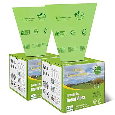 Simply Bio 33 gal. 1.57 Mil. Compostable Trash Bags with Flat Top, Eco-Friendly, Heavy-Duty (30-Count)
