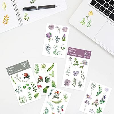 24 PCS Flower Stickers Plant Stickers Scrapbook Sticker Self Adhesive  Decorative Sticker for DIY Laptop Journal Diary Album Art Craft - Yahoo  Shopping