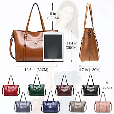  Pahajim Women Fashion Handbags set 4pcs PU Leather
