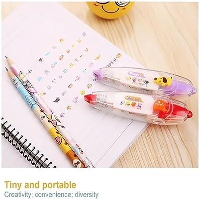 Ally-Pocket Tape Pen,Ally-Pocket-DIY Cute Animals Press Type Decorative  Pen,2023 New DIY Lace Decoration Tape Pen,Cute Scrapbooking Diary  Decorative